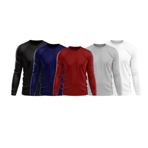 Pack Of 5 Basic Long Sleeves