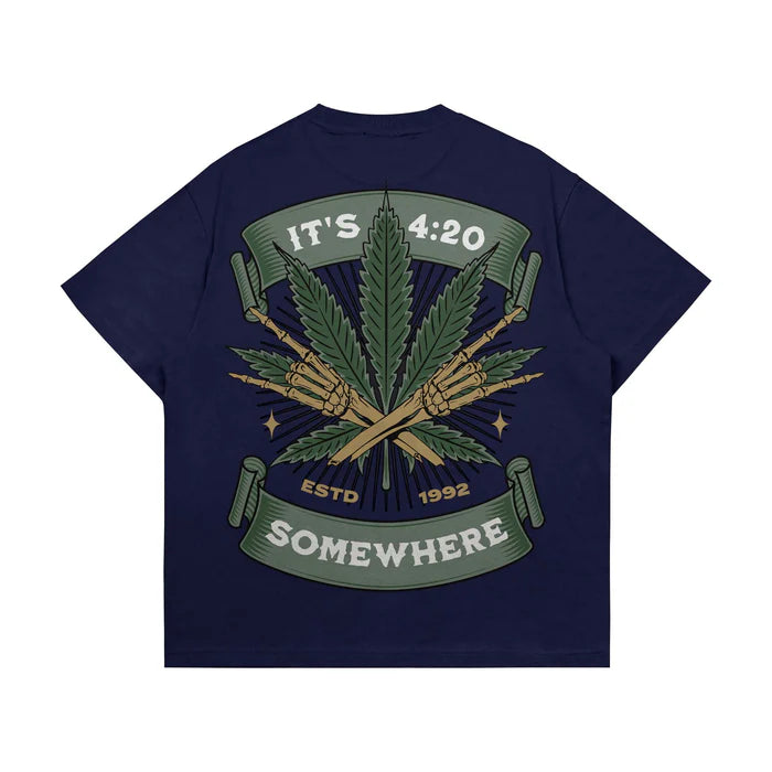 Somewhere Weed Oversized T-shirt