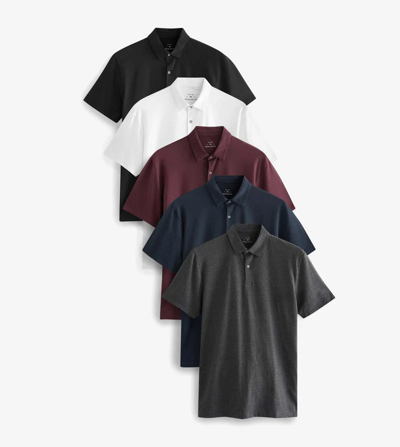 Pack of 5 Short Sleeves Polo