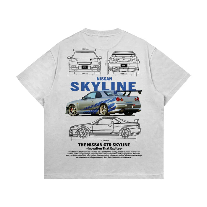 GTR SkyLine - Oversized T-shirt